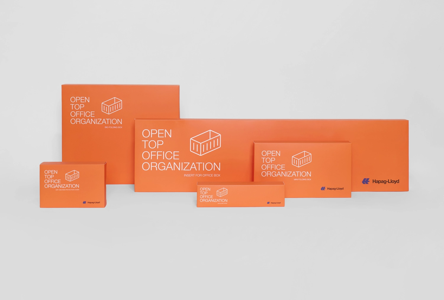 meori Faltbox mit individueller Hapag-Lloyd-Verpackung