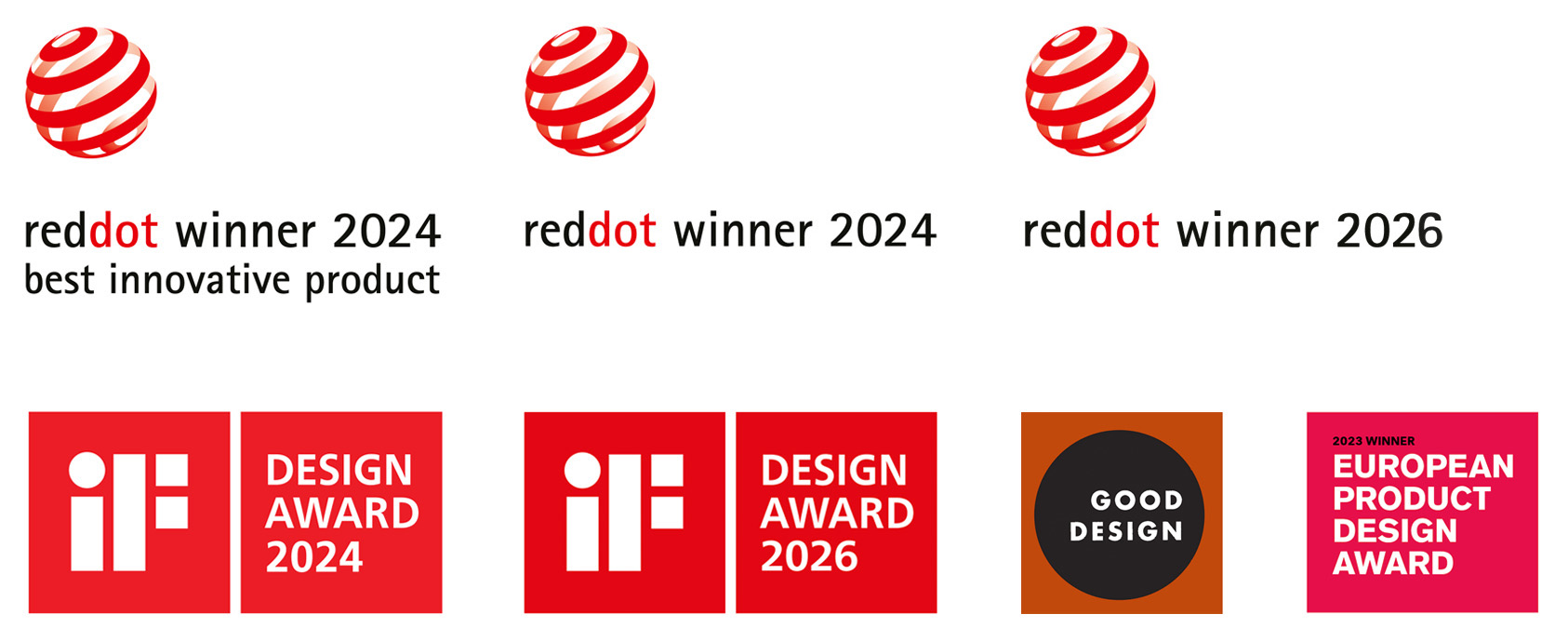 Internationale Design Awards und Auszeichnungen von HERMEY