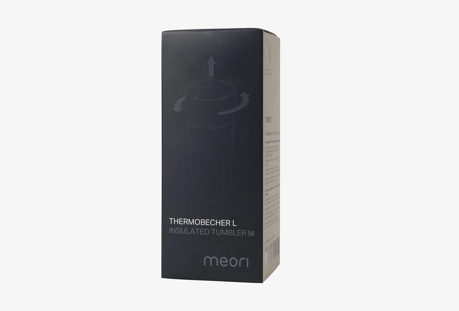 Individuell gestalteter meori Thermobecher für LF Europe