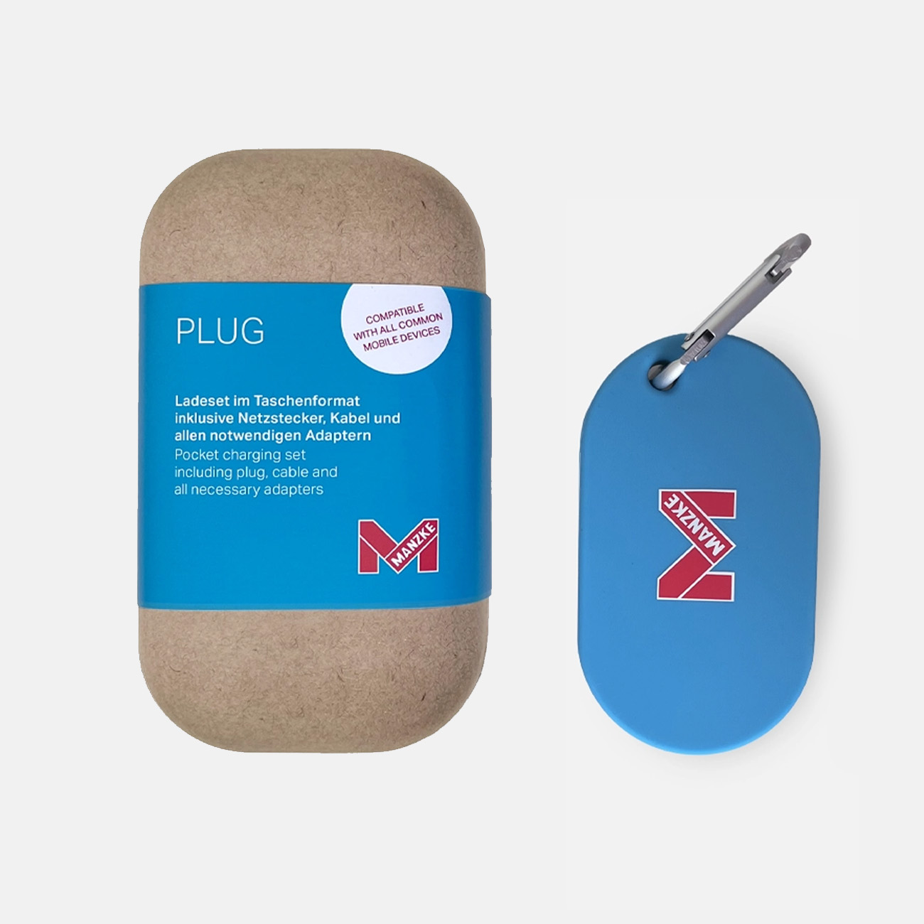 Individuell gebrandeter meori chargigo Plug für Manzke