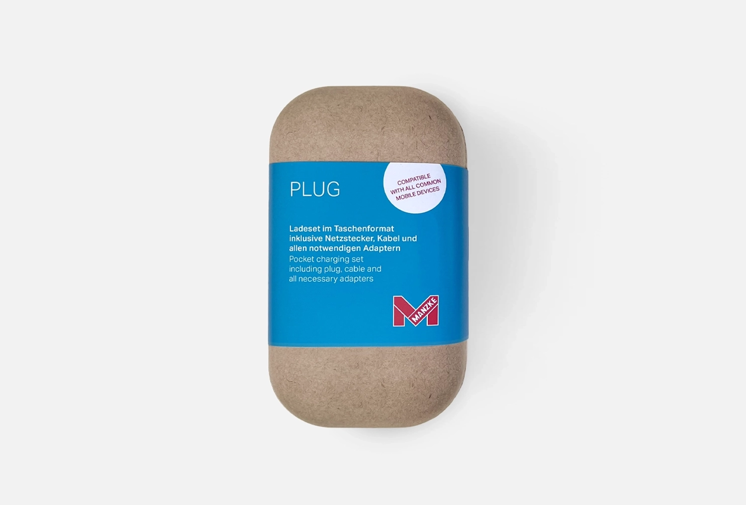 Kompakter meori chargigo Plug im Manzke-Design