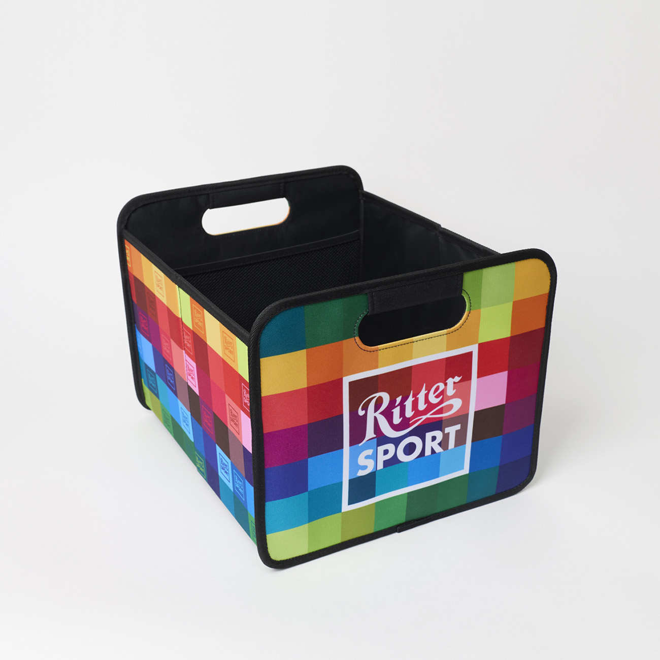 Individuell gebrandete meori Faltbox für Ritter Sport