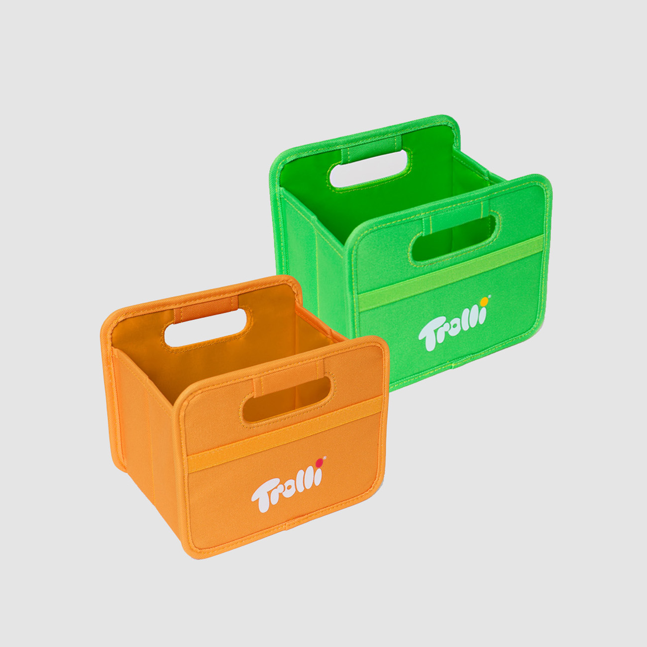 Individuell gebrandete meori Faltbox Mini für Trolli